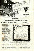 Match programme