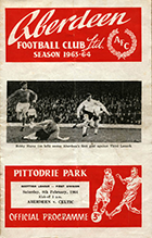 Match programme