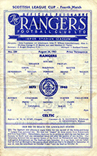 Match programme