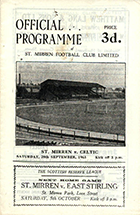 Match programme