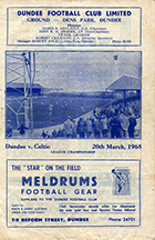 Match programme