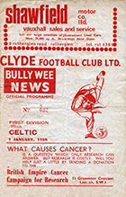 Match programme