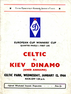 Match programme