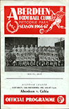 Match programme