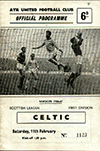 Match programme