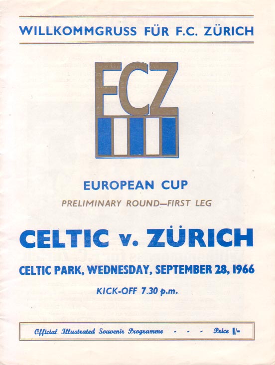 Match programme