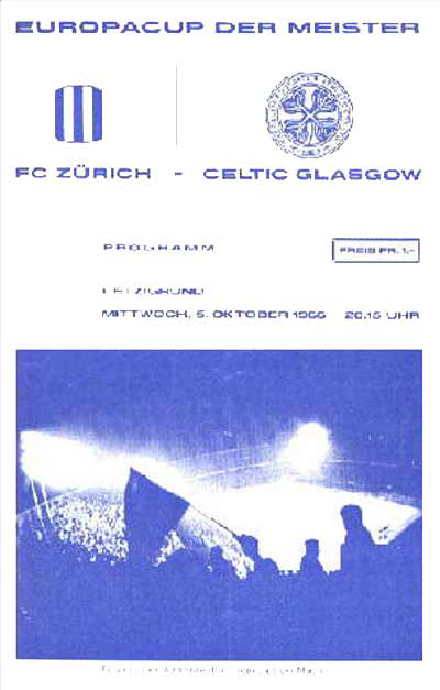 Match programme