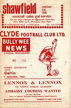 Match programme