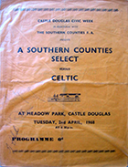 Match programme