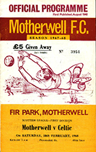 Match programme