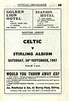 Match programme