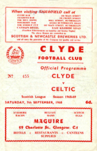 Match programme