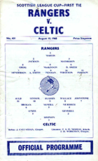 Match programme