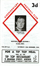 Match programme