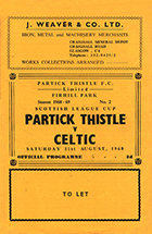 Match programme