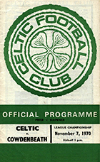 Match programme