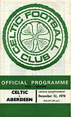 Match programme