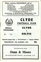 Match programme