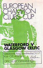 Match programme