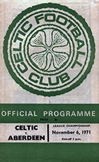 Match programme