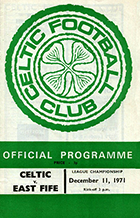 Match programme