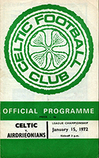 Match programme