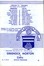 Match programme