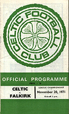 Match programme