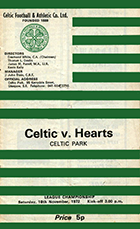 Match programme