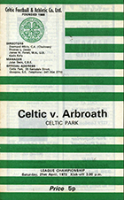 Match programme