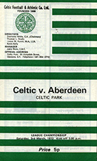 Match programme