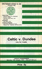 Match programme