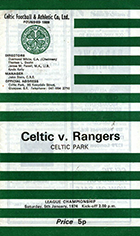 Match programme