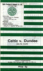 Match programme