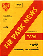 Match programme