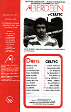 Match programme