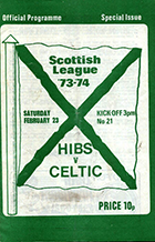 Match programme