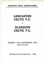 Match programme