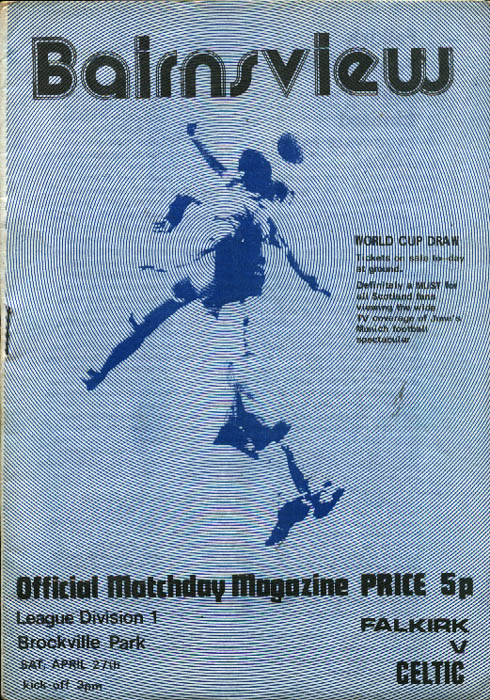 Match programme