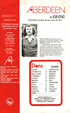 Match programme