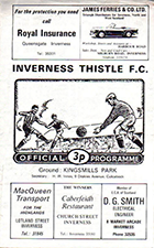 Match programme