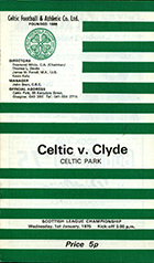 Match programme