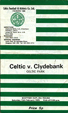 Match programme