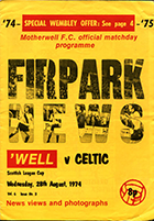 Match programme