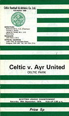 Match programme