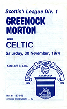 Match programme