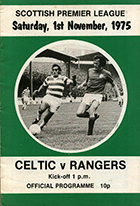 Match programme