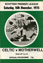 Match programme