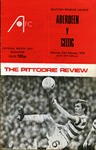 Match programme