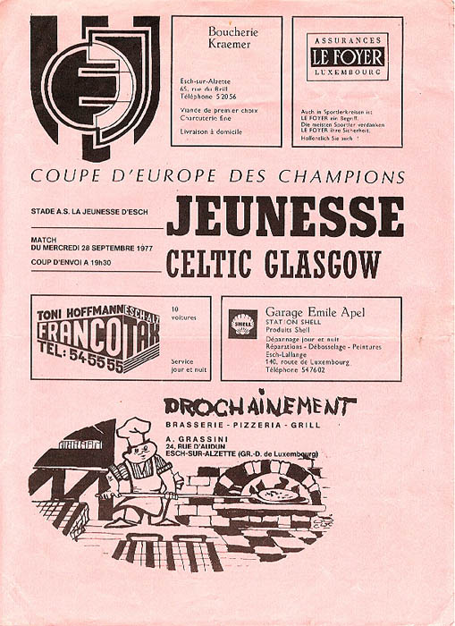 match programme